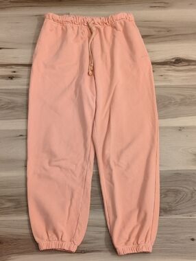 EUC Levi's® WFH Sweatpants Peach Orange Size Medium 100% Cotton